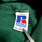 ラッセル Russell Athletic パーカー 90s グリーン 無地 メンズL