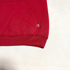 ラッセル Russell Athletic パーカー 90s USA製 レッド 無地 メンズS
