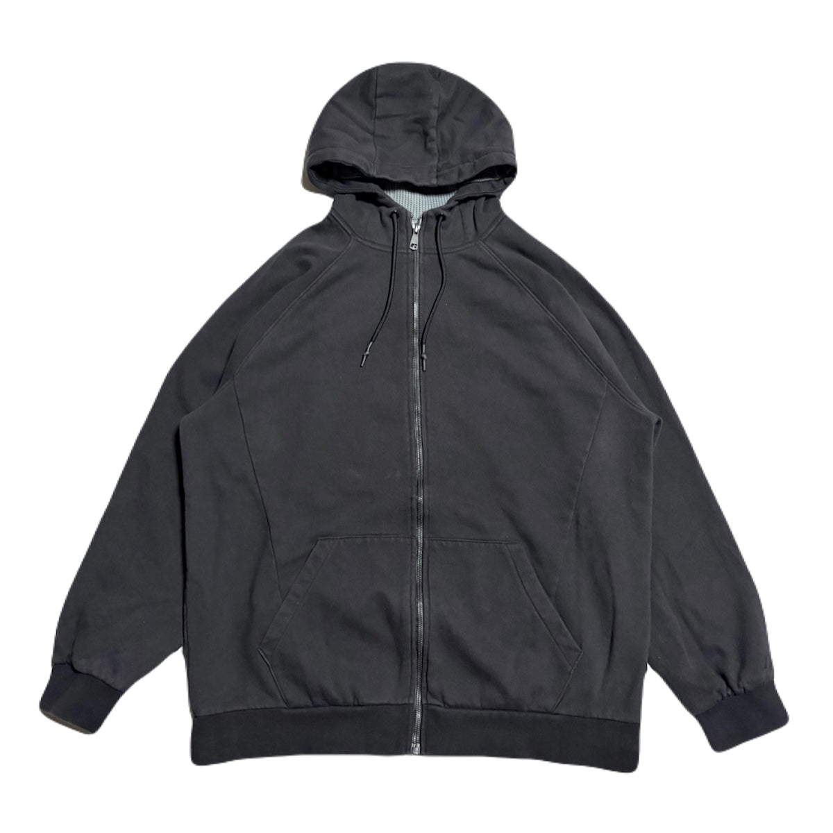 ラッセル Russell Athletic パーカー フルジップ ブラウン メンズL