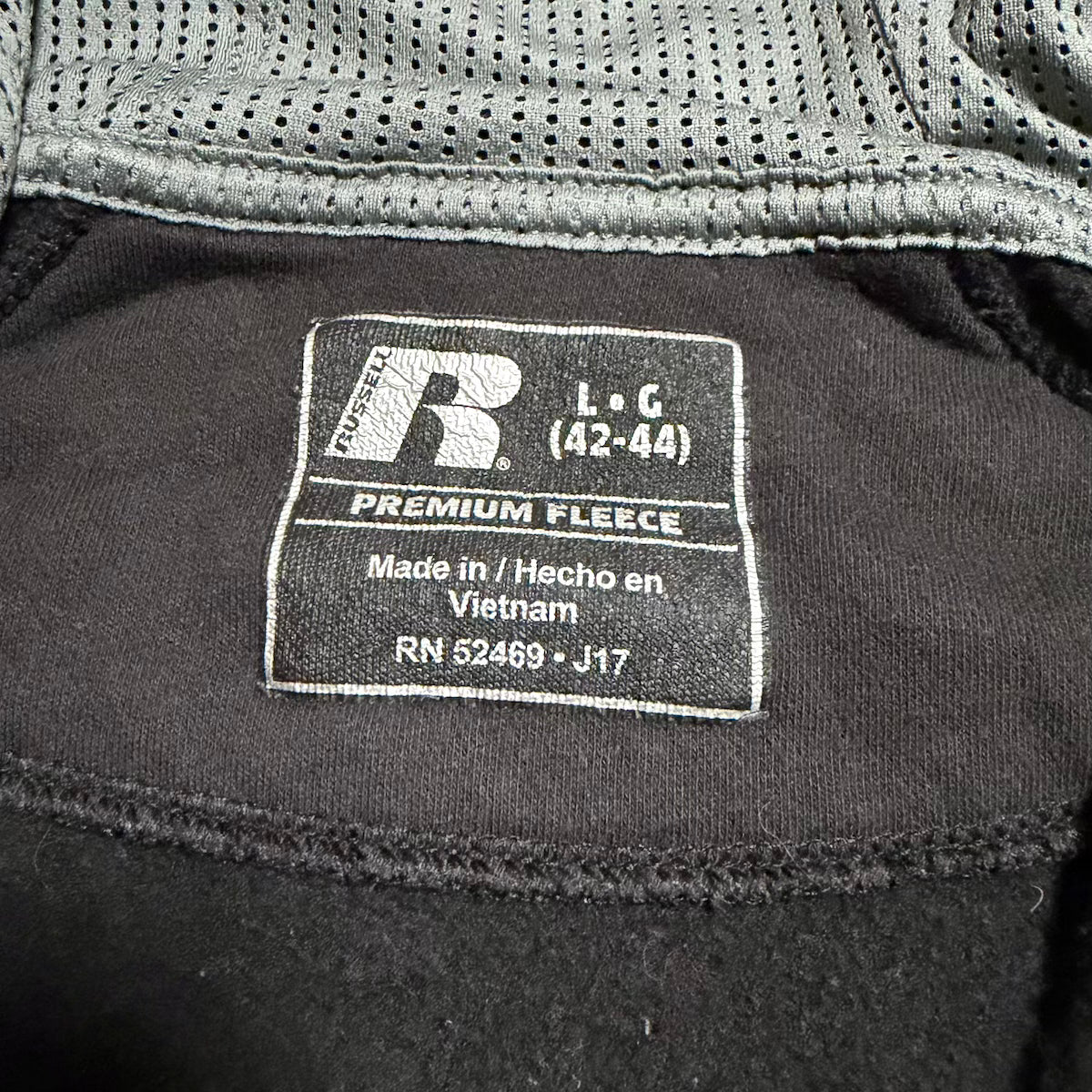 ラッセル Russell Athletic パーカー フルジップ ブラウン メンズL
