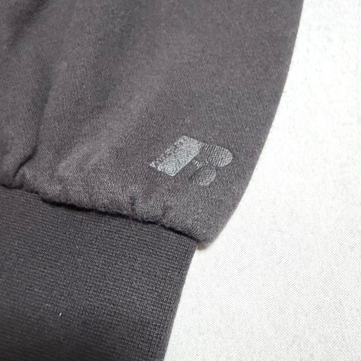 ラッセル Russell Athletic パーカー フルジップ ブラウン メンズL