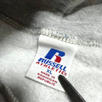 ラッセル Russell Athletic パーカー グレー 無地  メンズXL