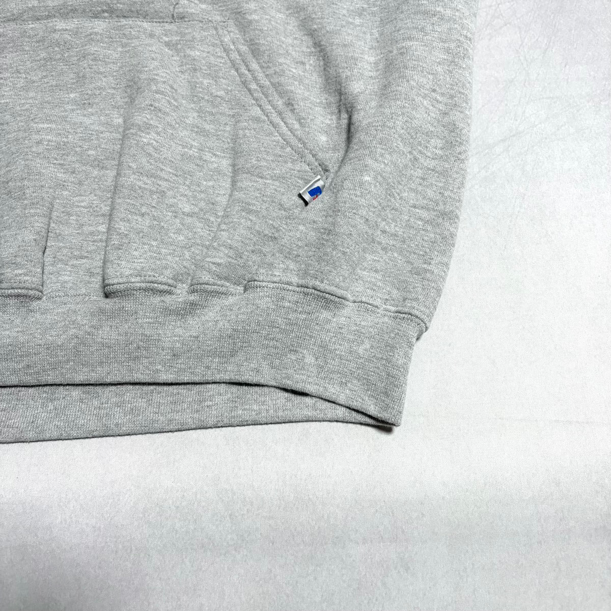 ラッセル Russell Athletic パーカー グレー 無地  メンズXL