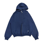 ラッセル Russell Athletic パーカー 90s フルジップ ネイビー メンズL