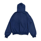 ラッセル Russell Athletic パーカー 90s フルジップ ネイビー メンズL
