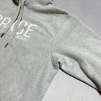 オーセンティック パーカー ライトグレー プリント メンズM