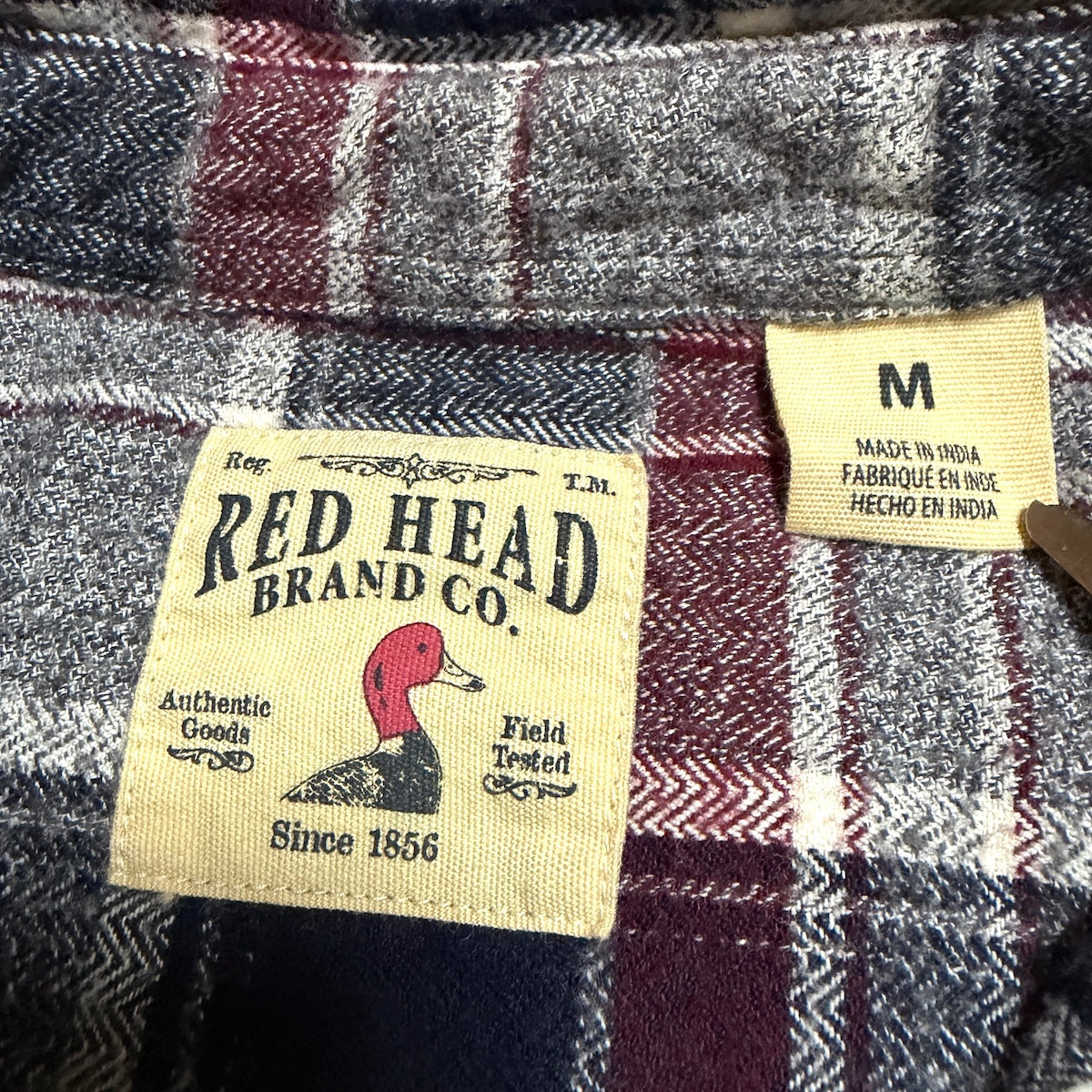 レッドヘッド REDHEAD 長袖シャツ ネルシャツ チェック メンズM