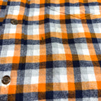チャップス CHAPS 長袖シャツ ネルシャツ オレンジ メンズL