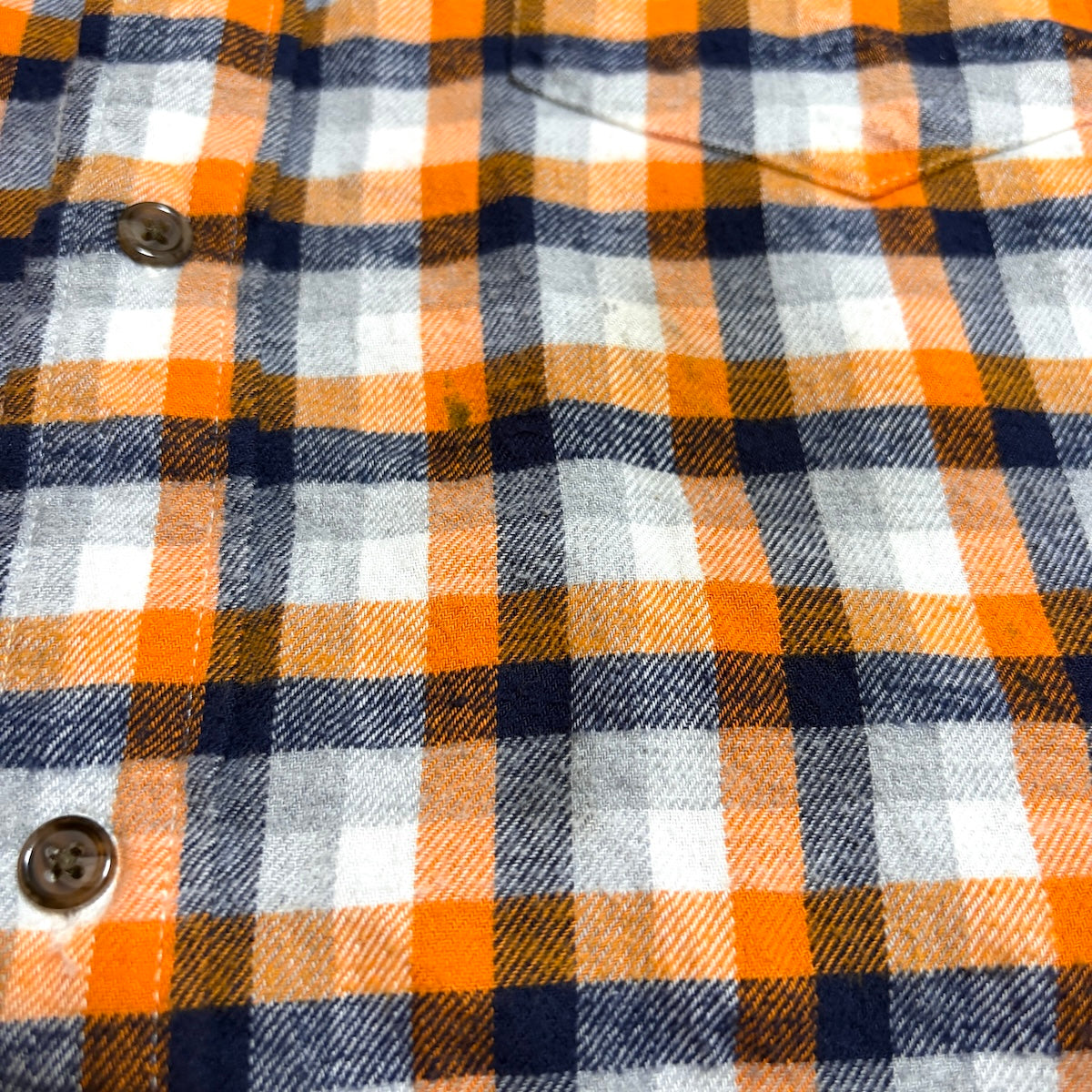 チャップス CHAPS 長袖シャツ ネルシャツ オレンジ メンズL