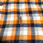 チャップス CHAPS 長袖シャツ ネルシャツ オレンジ メンズL