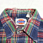 ディッキーズ Dickies 長袖シャツ ネルシャツ 70s~80s メンズL