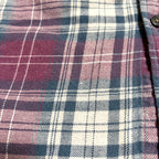 チャップス CHAPS 長袖シャツ ネルシャツ えんじ メンズL