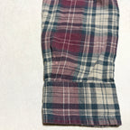 チャップス CHAPS 長袖シャツ ネルシャツ えんじ メンズL